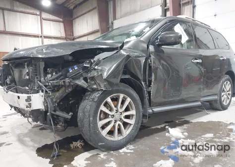 2015 Nissan Pathfinder S из США, поврежденный, VIN 5N1AR2MM4FC649550